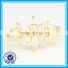 New fashion finger jewelry CZ stone dubai 18 carat yellow gold wedding rings