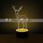 New Model 3D LED Lamp With Temperature Sensing Color Change Function
