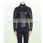 Biker Leather Jacket Black Shinny Color