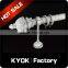 KYOK Europe style luxury white crackle finish curtain rod,aluminum curtain rod accessories,living room curtian rods