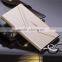4000mah Portable Leather Envelope Power Bank Logo