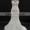 2016 new popular nice design back lace overlay with lace applique wedding dress mermaid bridal gown