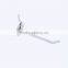 High quality retail double line price tag hooks display pegboard hooks