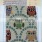 Factory Direct Owl Animal Print Fabric 57'' Yarn Dyed Jacquard Curtain Fabric Bag Fabric