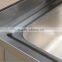 Single bowl heavy duty commercial industrial ss kitchen sink cabinet used for home hotel restaurant with backsplash under shelf