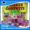 Event long throw tissue confetti frisbee streamers for promotion