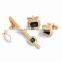 Fashion custom metal tie clip and cufflinks