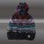 ICELAND YARN BEANIE HATS WITH POM POM KNITTED HAT