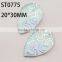 20*30 mm Sew On Rhinestone ,Resin Flatback Gems ,Garment DIY Gemstone Accessories