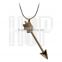 necklace 2016 fashion zinc alloy vintage arrow pendant