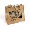  supplier wholesales silk printing jute bag goods from china