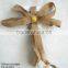 handmade artificial flowers burlap butterfly christmas decorations ornament