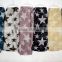 Promotional cheap polyester spring summer thin scarf with white stars