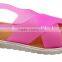 2016 Hottest Sale Jie Yang Summer Lady PVC Slipper Women PCU Sandals Fashion Shoes