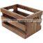 SET of 3 VINTAGE WOODEN CRATE WOODEN FARM APPLE FRUIT CRATE BUSHELL BOX ANTIQUE