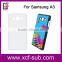 New arrivals 2D sublimation plastic/PC phone cases for Samsung A3