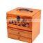 handmade vintage solid wood Paulownia cosmetics case/box