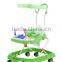 2015 baby walker with big wheels music box can put the plush handle and europe canopy