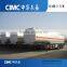 CIMC Liquid Oil Stainless Steel Fluid Tank Semi Trailer 3 Axle