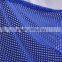 warp knitting 100% polyester square net fabric for athletic apparel