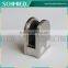 garden glass railing D type glass clamp for tube from China wenzhou