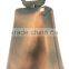 Hunting bell in plated or painted color surface with logo and strap attached