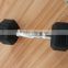China factory price rubber coated chrome dumbbell plate