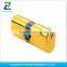 double turn normal computer zinc handle night master euro profile tubular key door round rim high security locks cylinder