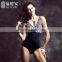 Balneaire Hot Zebra Stripe Women One Piece Swimsuit