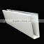 50mmW*150mmH Beauty Decorcation Types of Ceiling Baffle Materials