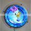 Wall mounted clear funny acrylic digital photo frame with led light