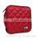 Fashion Red 32 Capacity PVC Fabric DVD Case CD Holder personalized cd case multi disc dvd cases