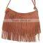 BSCI Factory tassel long shoulder bags