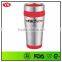 Travel Stainless steel bpa free 16OZ promotion mug with plastic lid