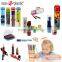 PP PE PVC transparent or colored blow moulding telescopic screw twist plastic storage tube packaging for consumerables