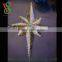 Fancy Holiday lighting LED 3D eight star garland motif light mall decoration