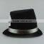 Black tall hat magic show hat halloween party cap with stamp skull