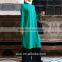 Oem supplier split side fashion design long sleeve pearl chiffon muslim women party dress