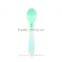 New Custom Colorful Bpa Free Kids Plastic Silicone Rubber Travel Spoon