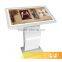 Factory price LED cheap window screens interactive touch screen/advertising display machine in metro station