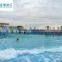 Large fiberglass water park slides kids and adults water playground