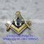 Customized metal masonic items, masonic lapel pin, masonic badge with plating antique silver