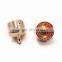 Gold Metal End Cap For Leather Cord