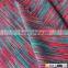 Multi Colours Space Dyeing Jersey Fabric For Activewear And Sportswear