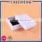 Custom printed rigid cardboard packaging color box for cosmetics