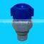 Quick release plastic chemical manufacturing nozzles