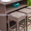 TG15-0200 Garden Furniture 7 Pieces Rattan Bar Table and Chair Set