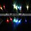 10 Battery Operated colorful Clear LED Wide Angle Christmas Lights clear Wire