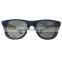 Denim + wooden frame sunglasses hot selling wooden eye glasses special design sunglasses