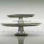 good quality glass cake plate with glass dome